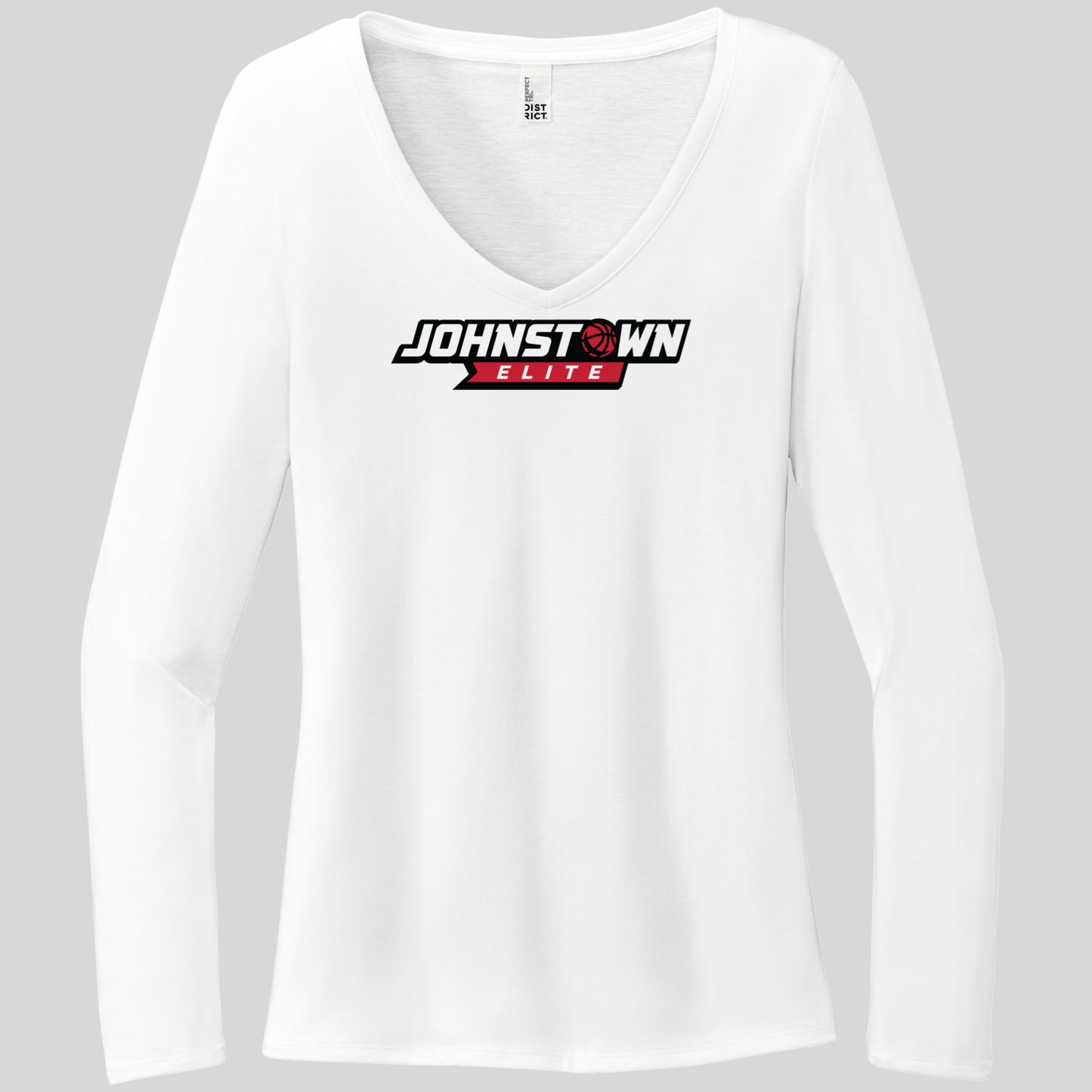 JEB: Johnstown Elite Basketball Women's Triblend V-Neck Long Sleeve T-Shirt