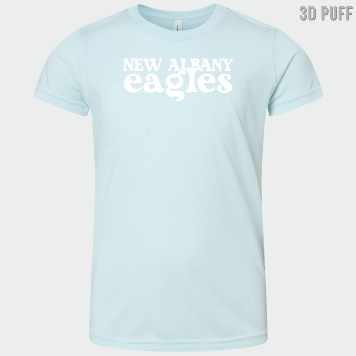 NAPTO: Match your Doll New Albany Eagles *Puff Print* Triblend T-Shirt