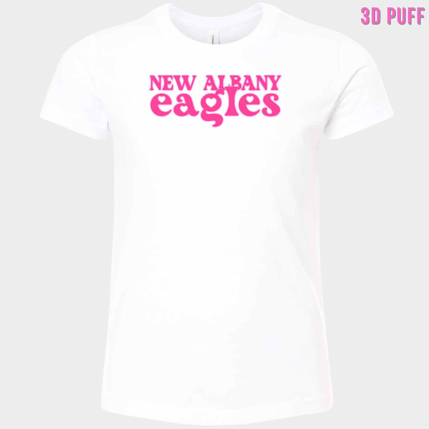 NAPTO: Match your Doll New Albany Eagles *Puff Print* Triblend T-Shirt