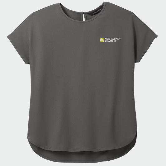 NA Chamber: Stretch Crepe Blouse