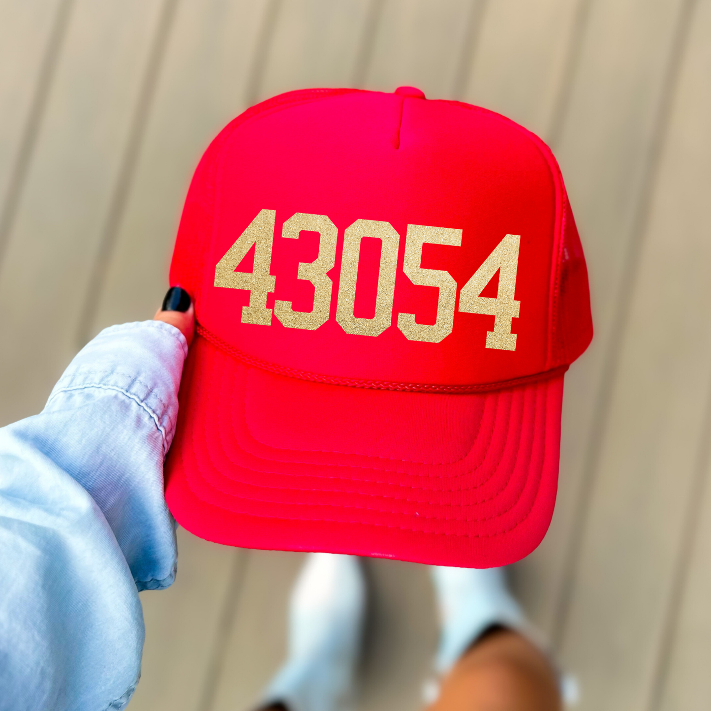 PATRIOTIC: 43054 Gold Foil Foam Trucker Hat