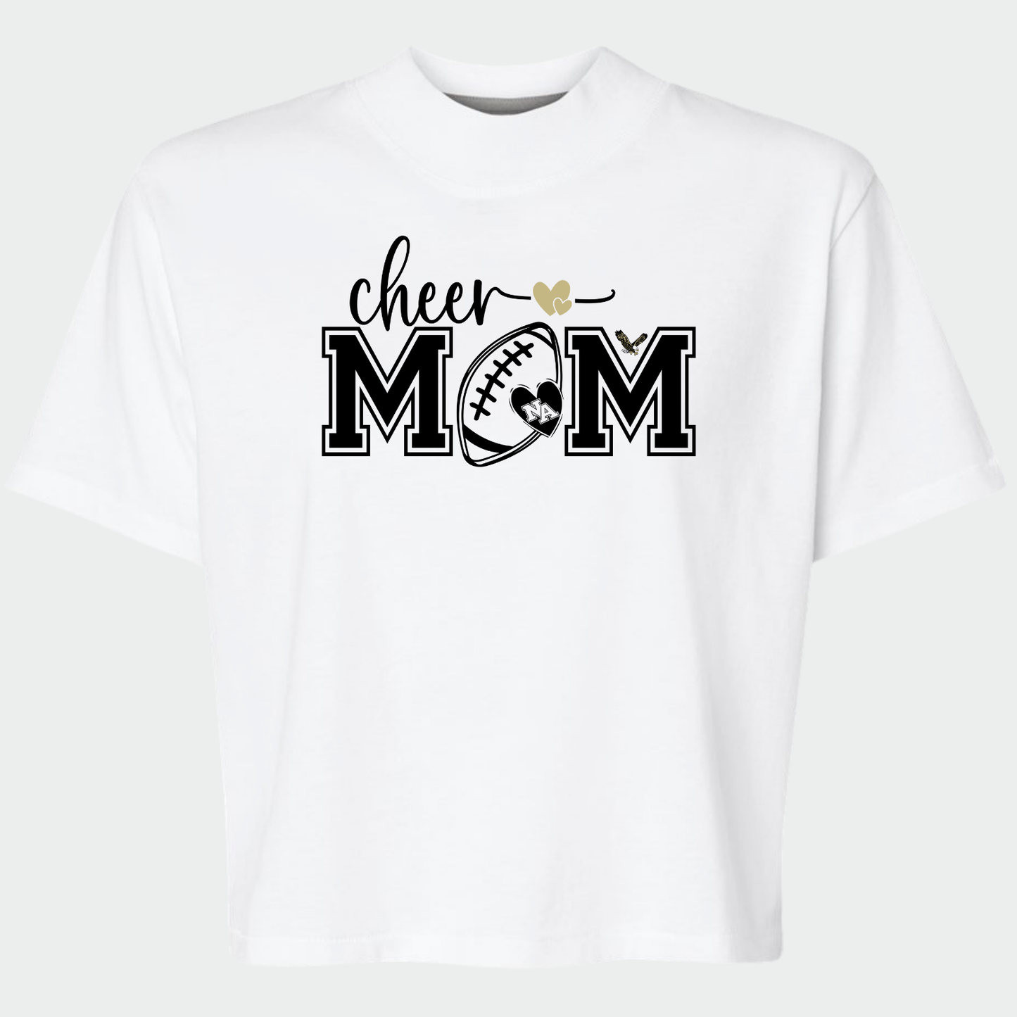 NAYCHEER: Football Cheer Mom Women's Boxy T-Shirt