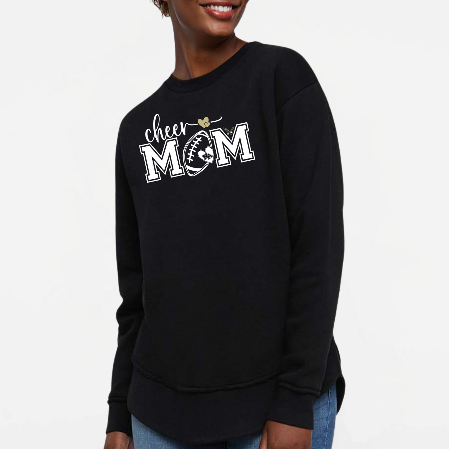 NAYCHEER: Football Cheer Mom Women's Weekend Sweatshirt