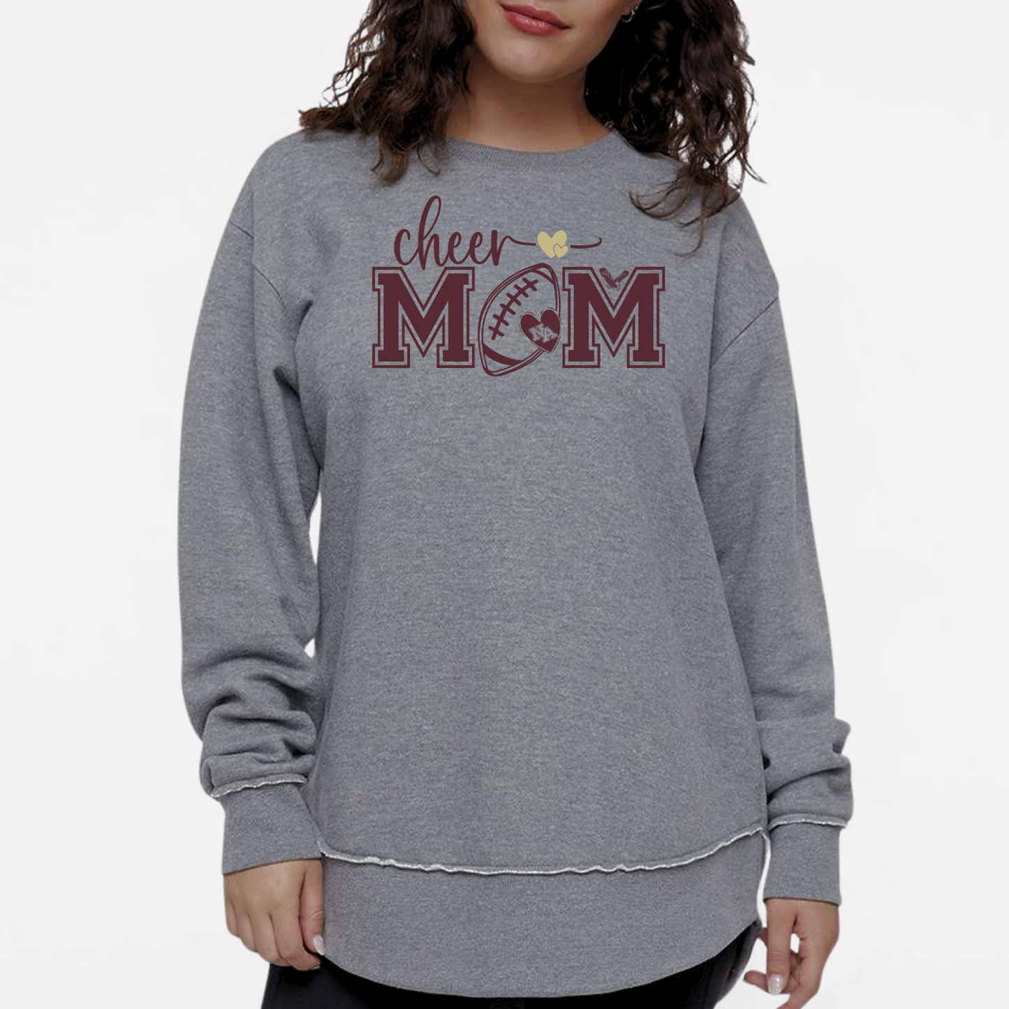 NAYCHEER: Football Cheer Mom Women's Weekend Sweatshirt