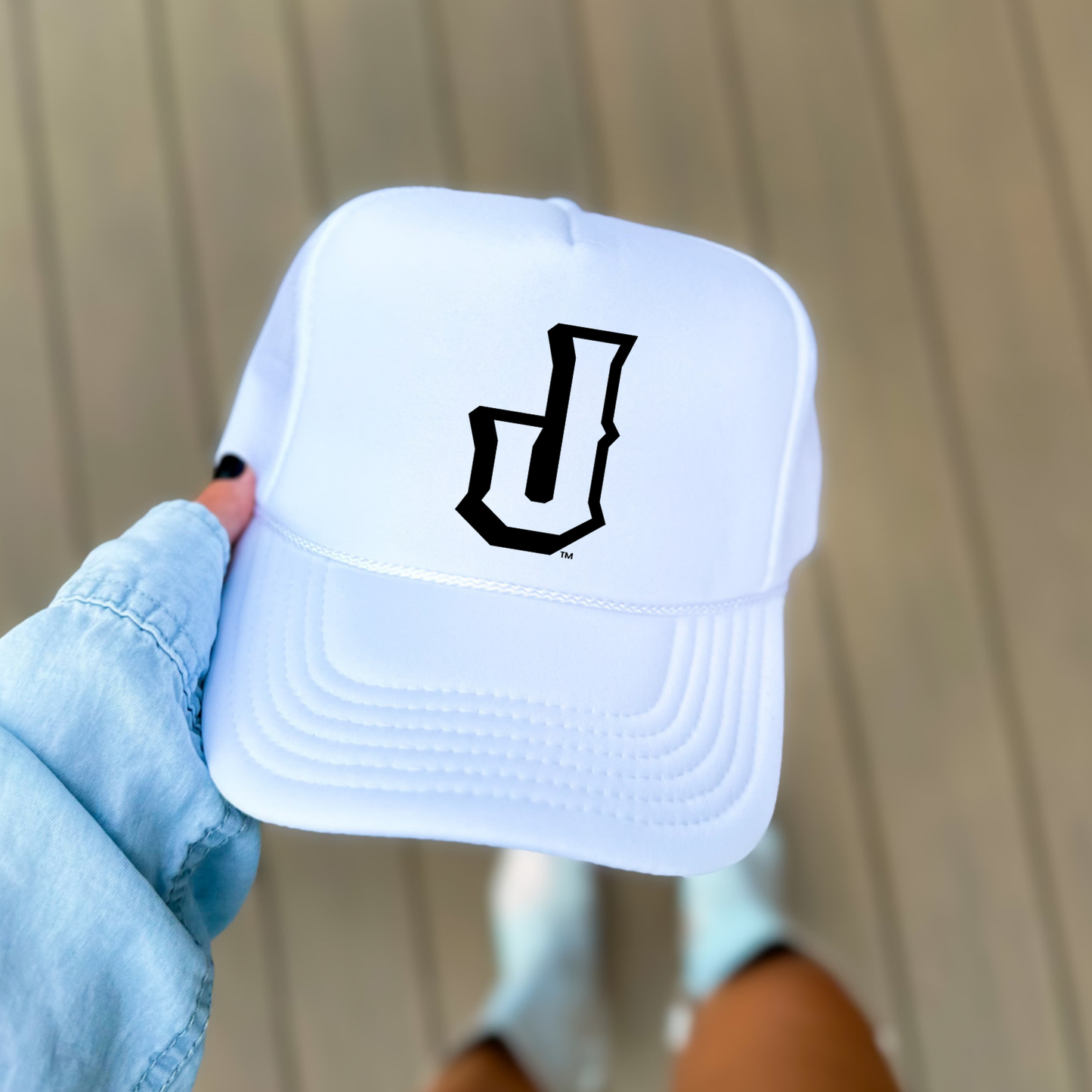 JYAA: Johnnies "J" Foam Trucker Hat