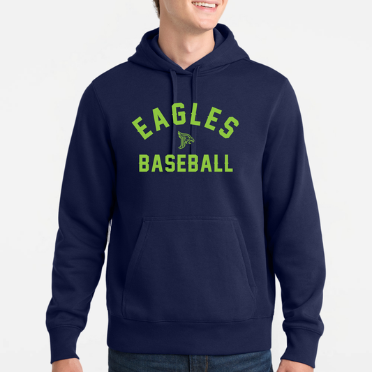 Powell Eagles: Baseball Arch Athletic Hooded Fleece Sweatshirt
