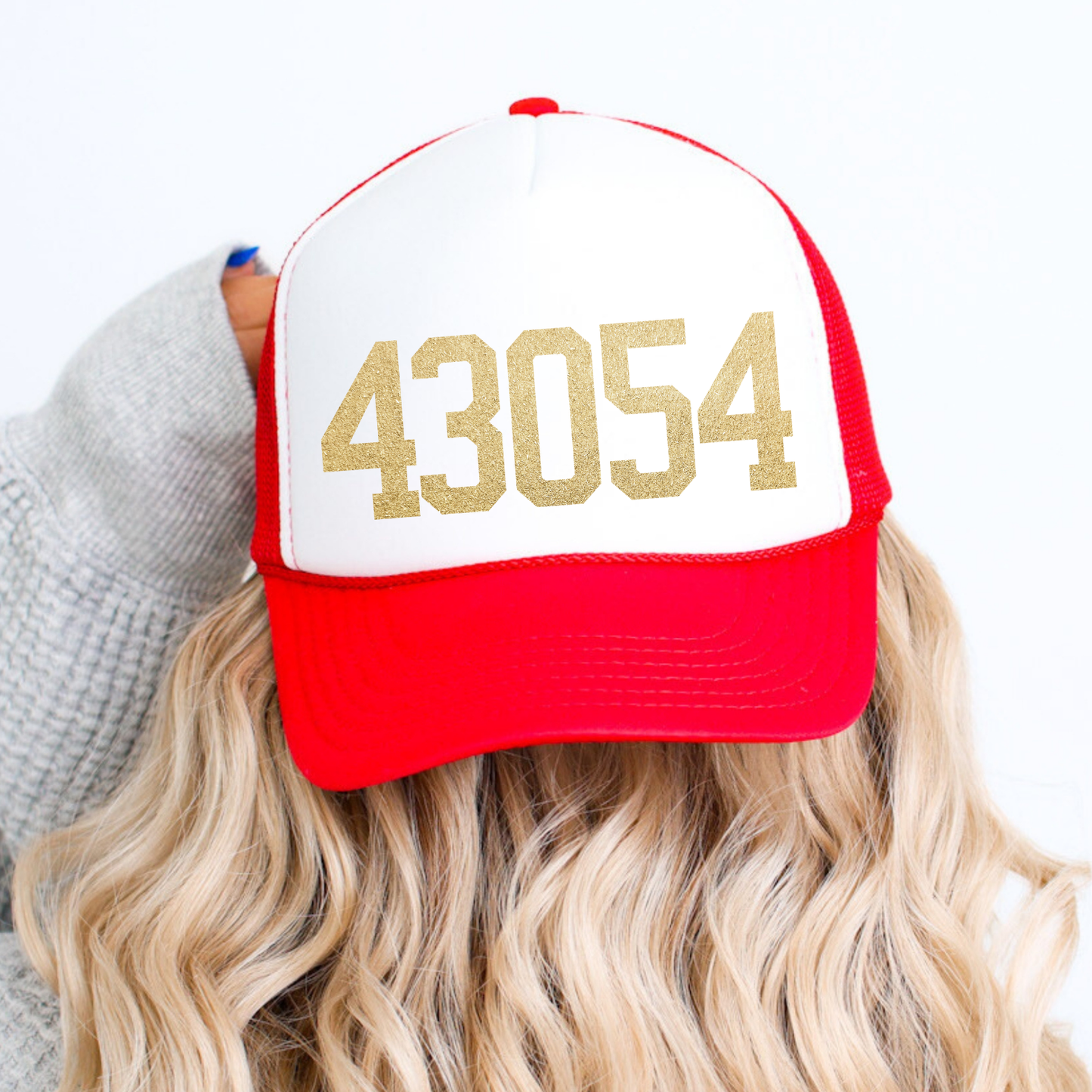 PATRIOTIC: 43054 Gold Foil Foam Trucker Hat