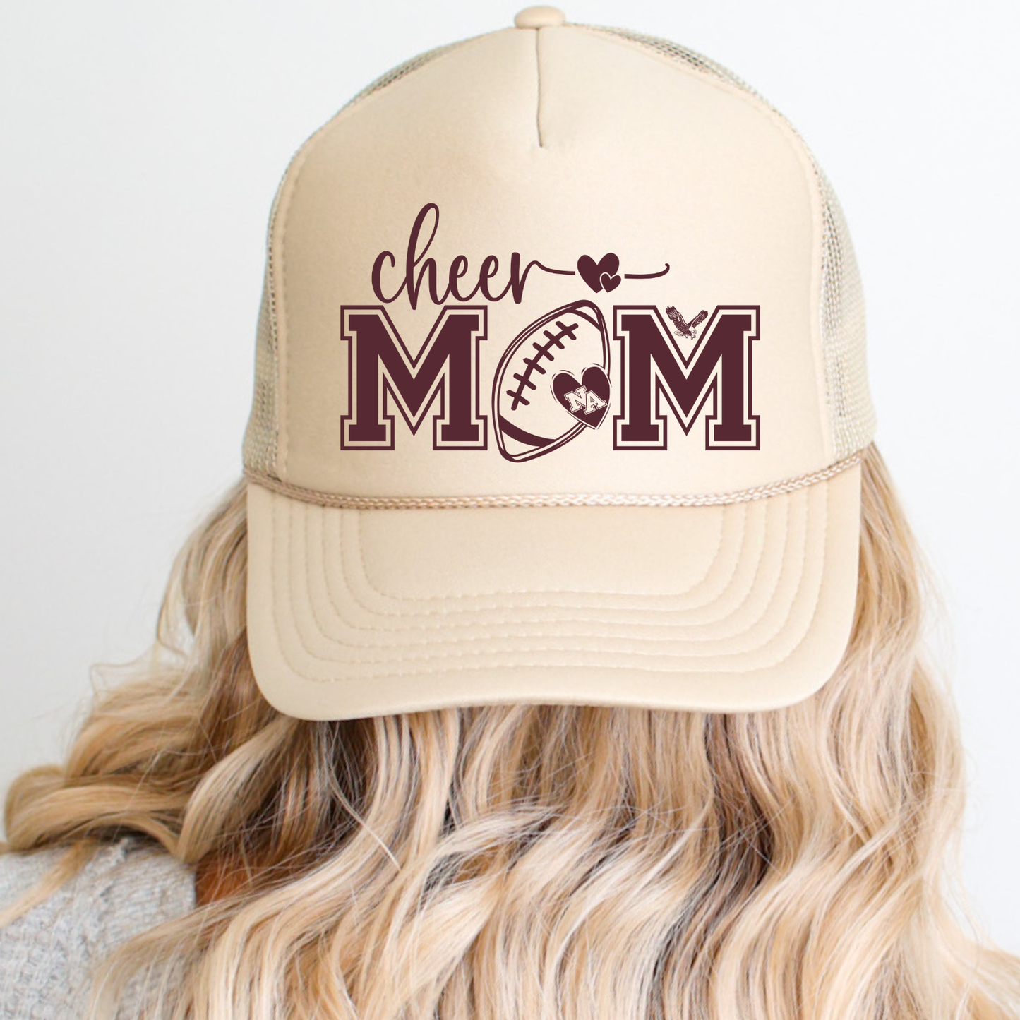NAYCHEER: Football Cheer Mom Trucker Hat