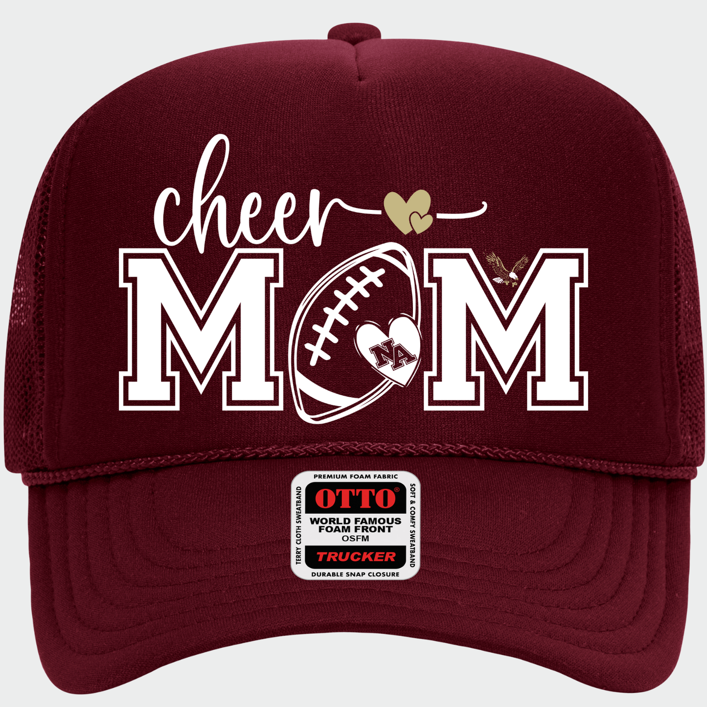 NAYCHEER: Football Cheer Mom Trucker Hat