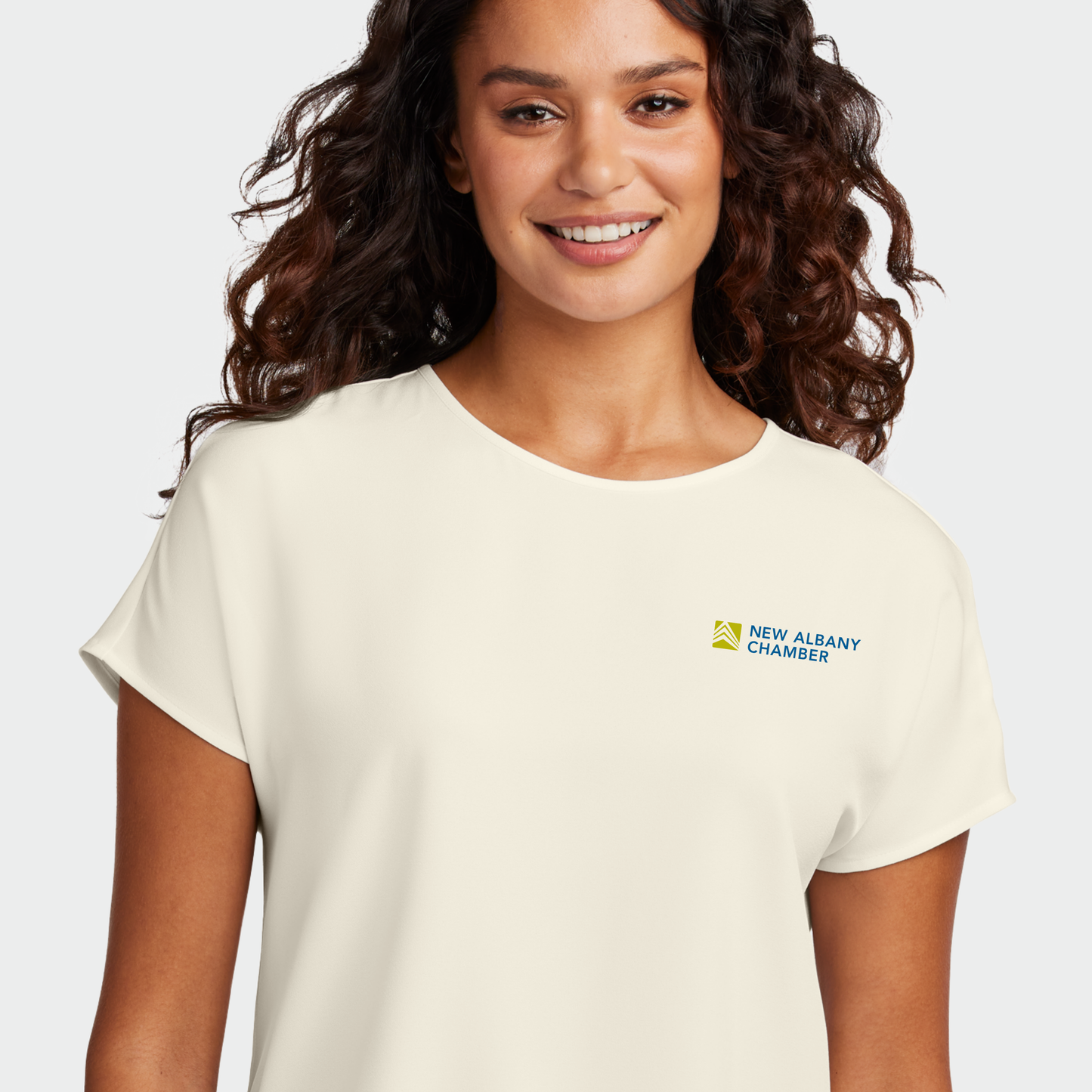 NA Chamber: Stretch Crepe Blouse