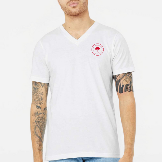 TRG: Unisex Circle Logo V-Neck Tee