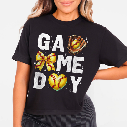 JYAA: Softball Game Day *distressed* Women's T-Shirt