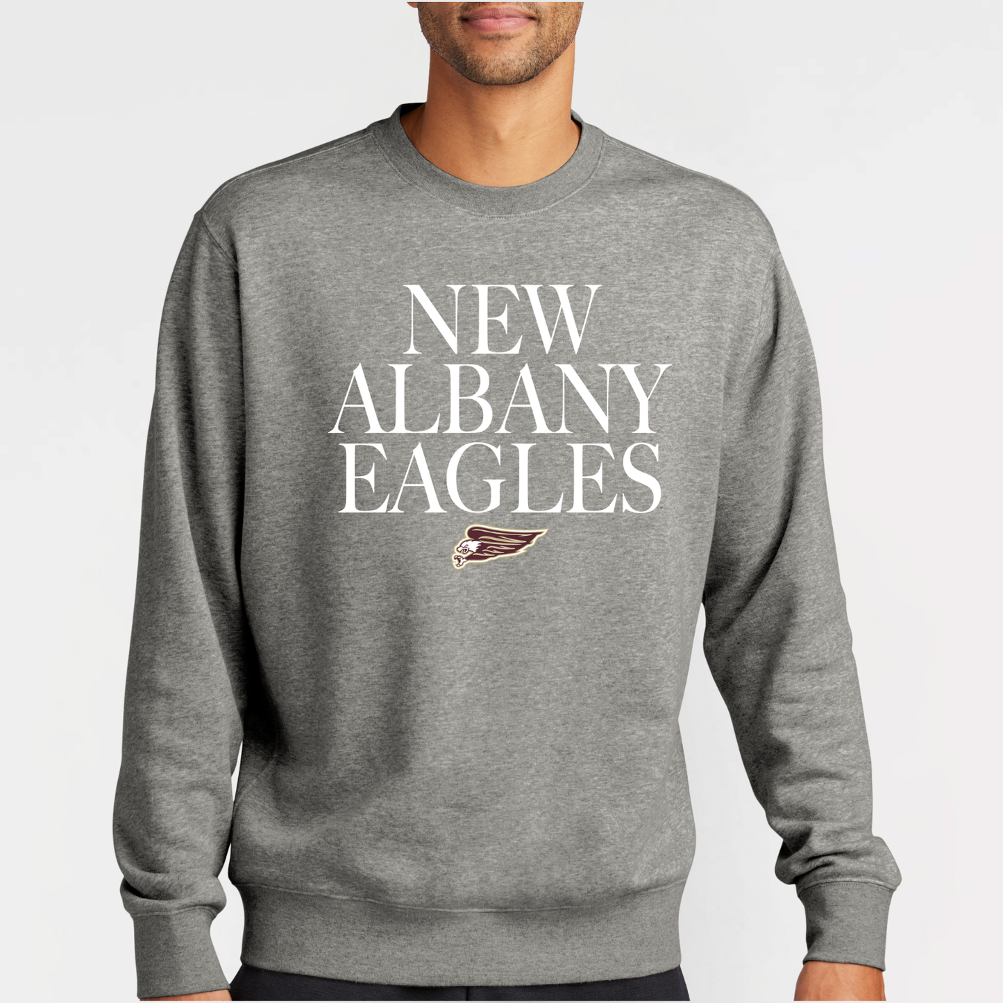 NAPTO: Classy New Albany Eagles Nike Club Fleece Sweatshirt