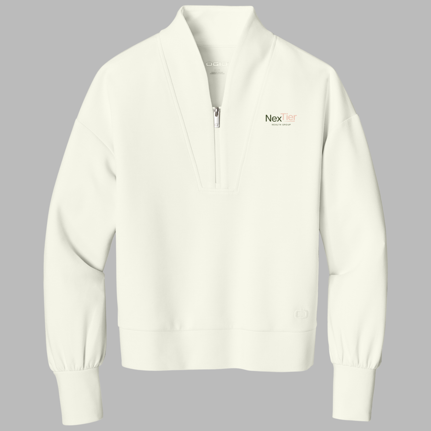 NexTier: Women's Embroidered Transcend Quarter-Zip Sweatshirt