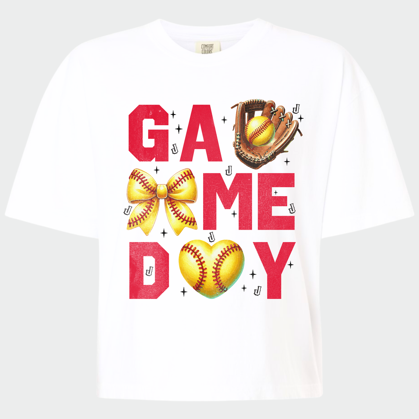 JYAA: Softball Game Day *distressed* Women's T-Shirt