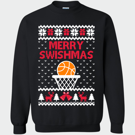JYAA: Merry Swishmas Crew Sweatshirt