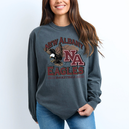 Vintage Collection: Eagles Basketball Long Sleeve T-Shirt