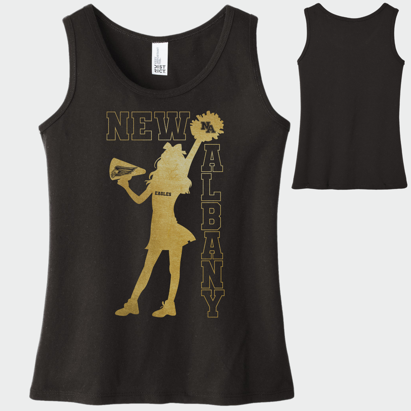 NAYCHEER: 2025 NA Youth Cheer Girls Tank Top *foil*
