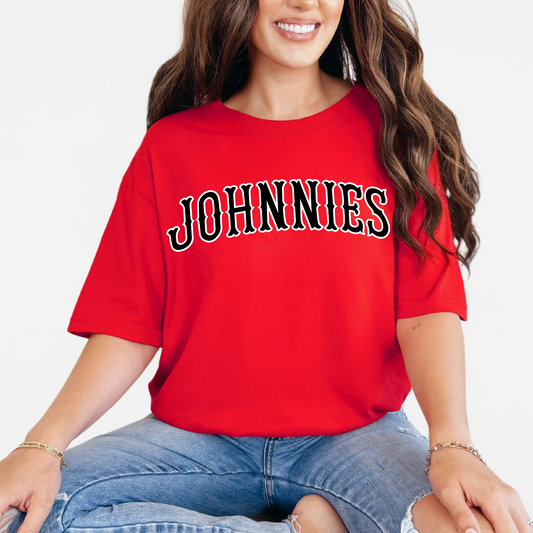 JTB: Johnnies Retro Font T-Shirt