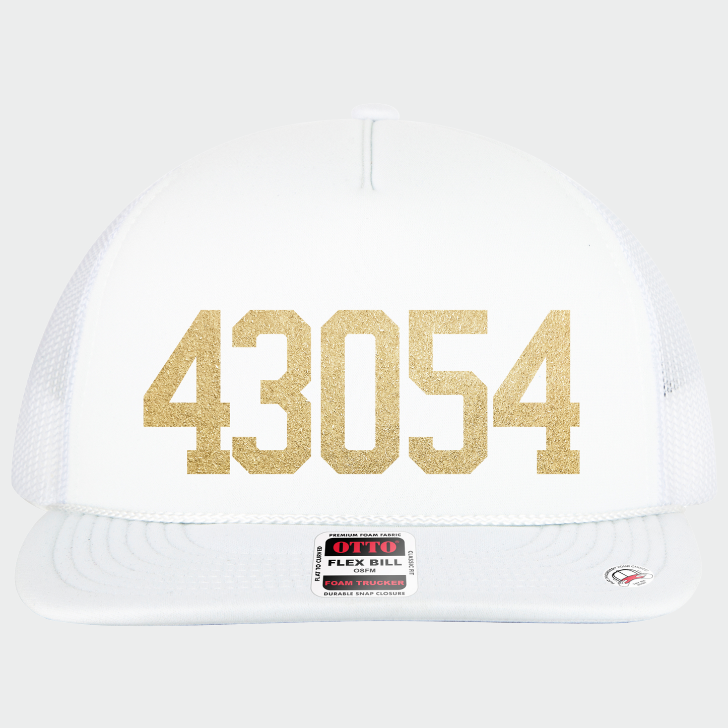 PATRIOTIC: 43054 Gold Foil Flex-Bill Trucker Hat