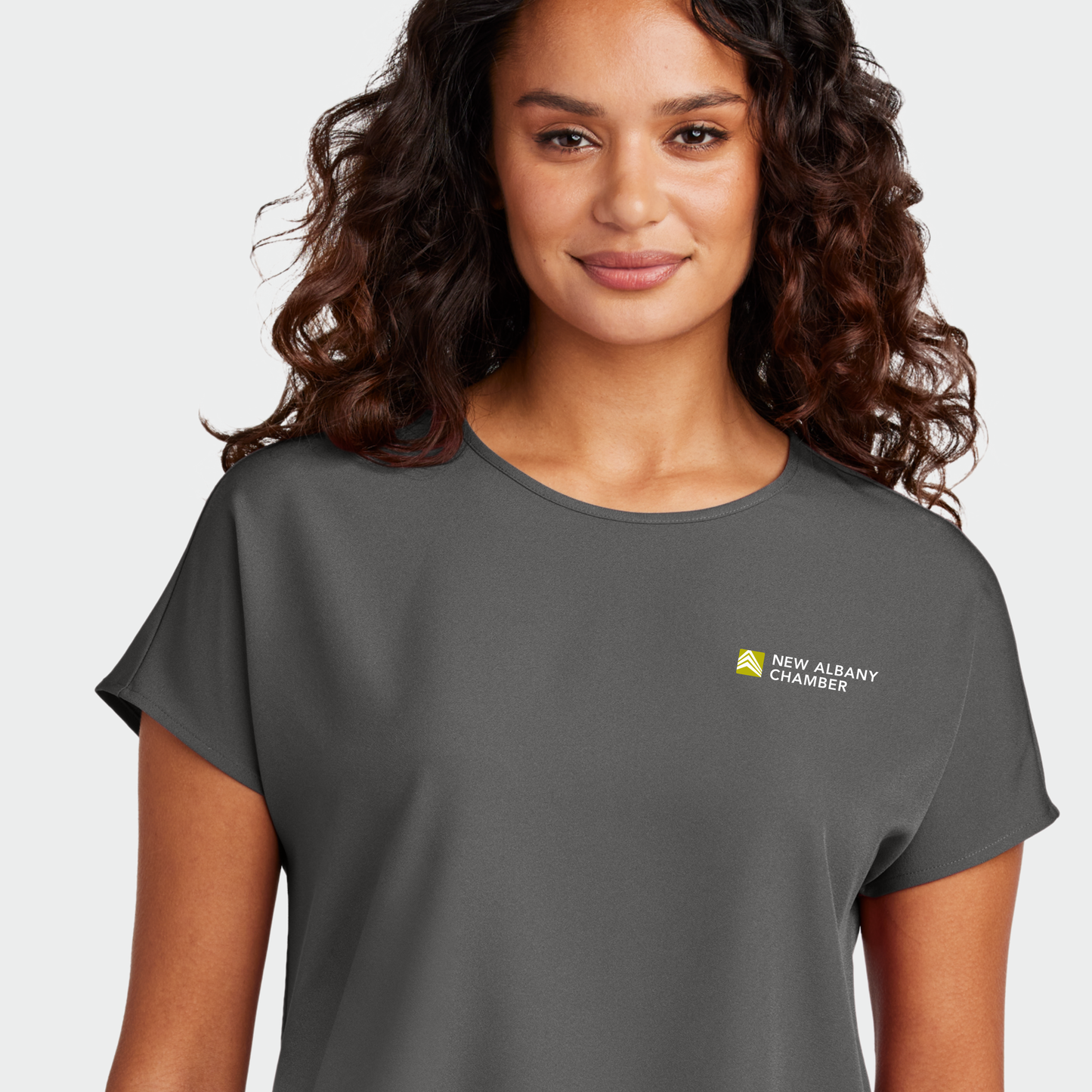 NA Chamber: Stretch Crepe Blouse
