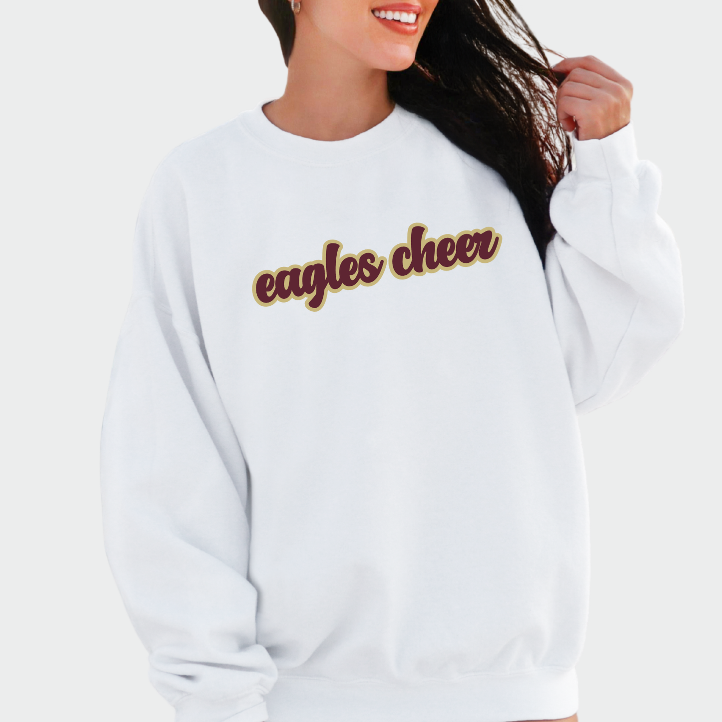 NAYCHEER: Eagles Cheer Crew Sweatshirt