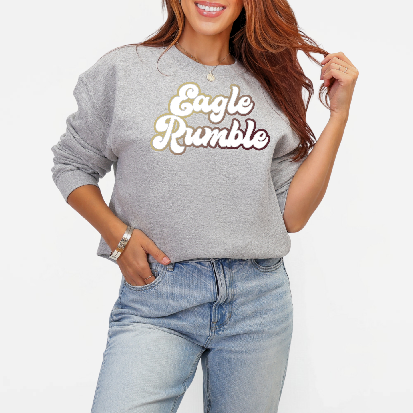NAYCheer: Eagle Rumble Classic Crew Sweatshirt