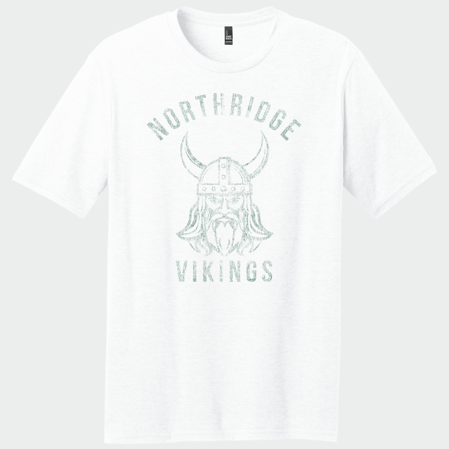 NRS: Northridge Vikings *Distressed Graphic* Blended T-Shirt