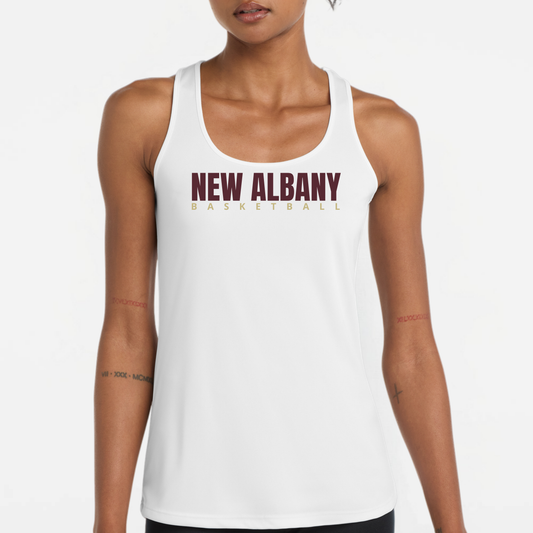 NAGTB: New Albany Basketball, Women's Tech Tank Top