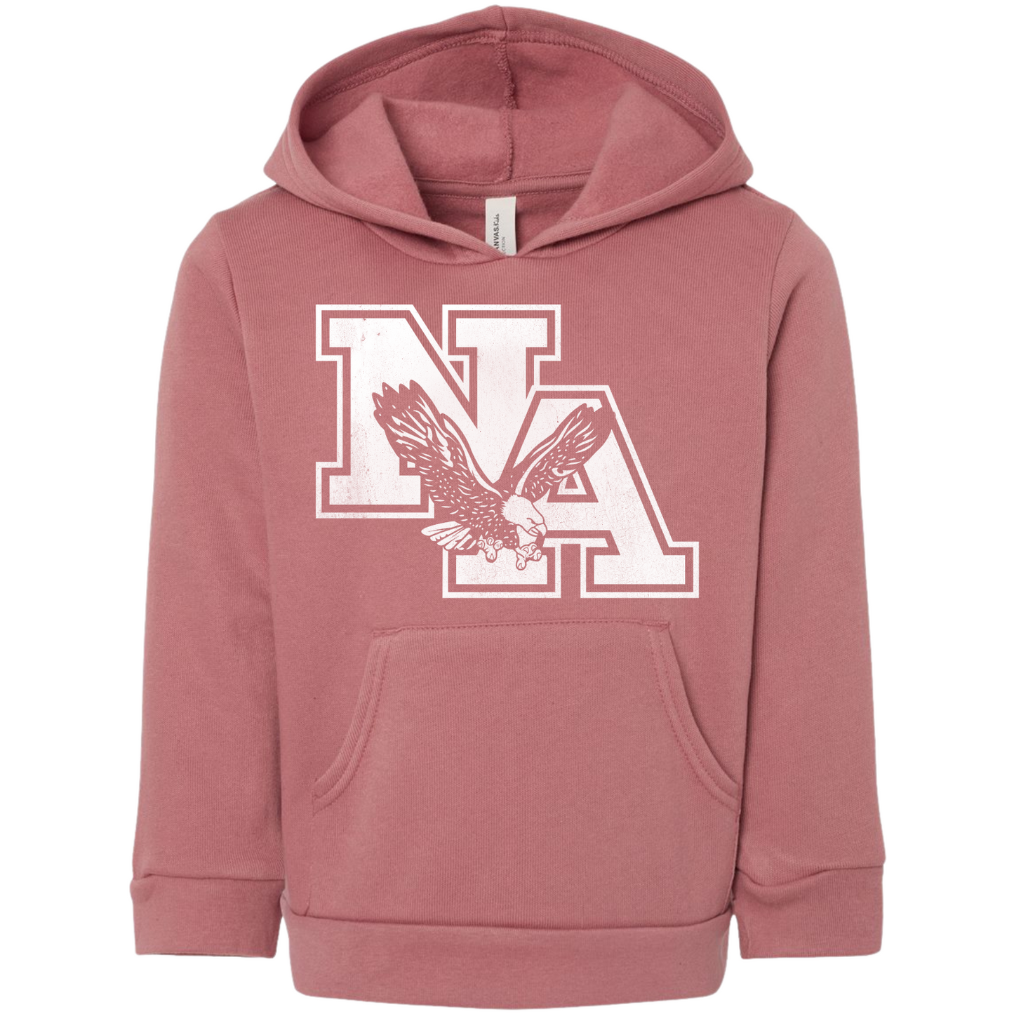 Distressed Technique NA Eagle Sponge Fleece Hooded Sweatshirt *toddler sizing available*