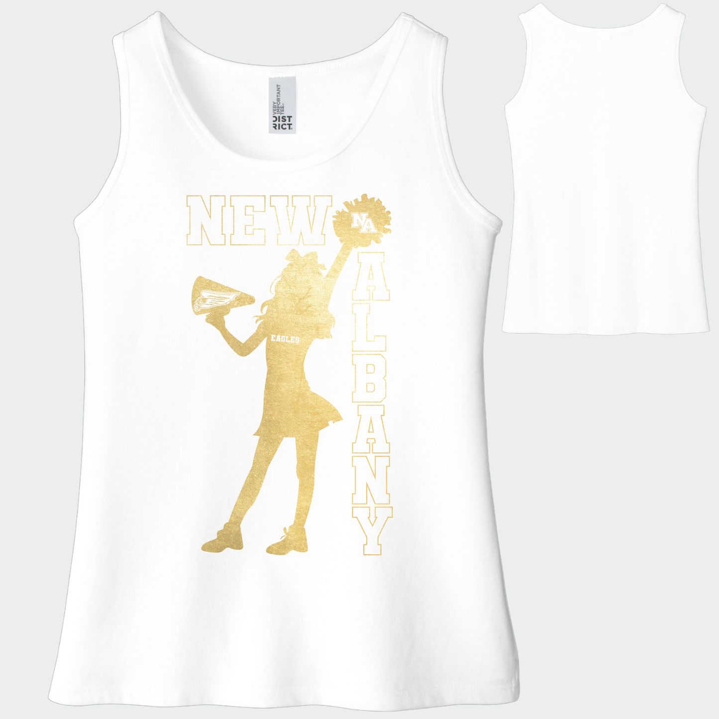 NAYCHEER: 2025 NA Youth Cheer Girls Tank Top *foil*