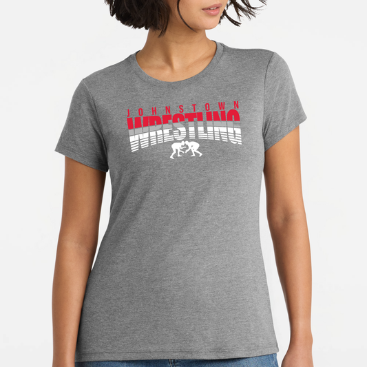 JYAA: Johnstown Wrestling Women's Triblend Short Sleeve T-Shirt