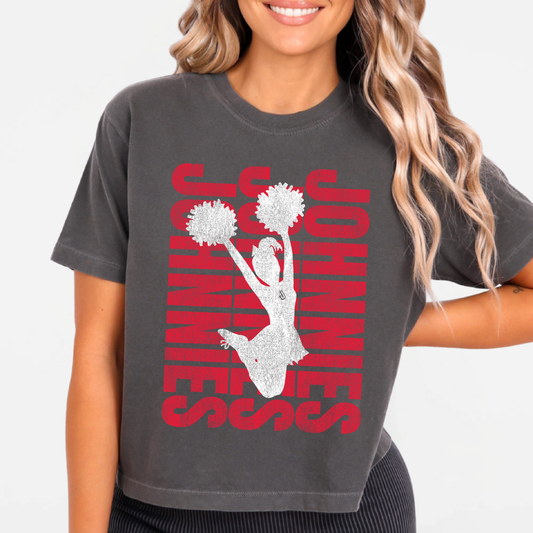 JYAA: Johnnies Cheerleader *distressed* Women's T-Shirt