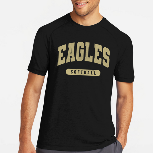Eagles Softball: Raglan Triblend Wicking T-Shirt