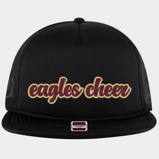 NAYCHEER: Eagles Cheer Mom Flex-Bill Trucker Hat