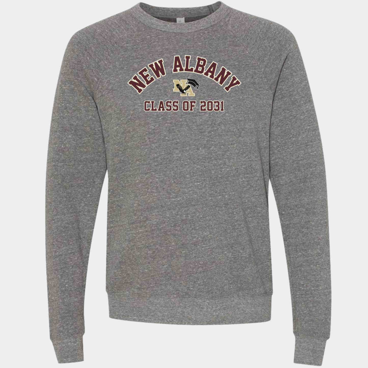 NAPTO: New Albany Class of 20## Sponge Fleece Sweatshirt (NAMS + NAHS)