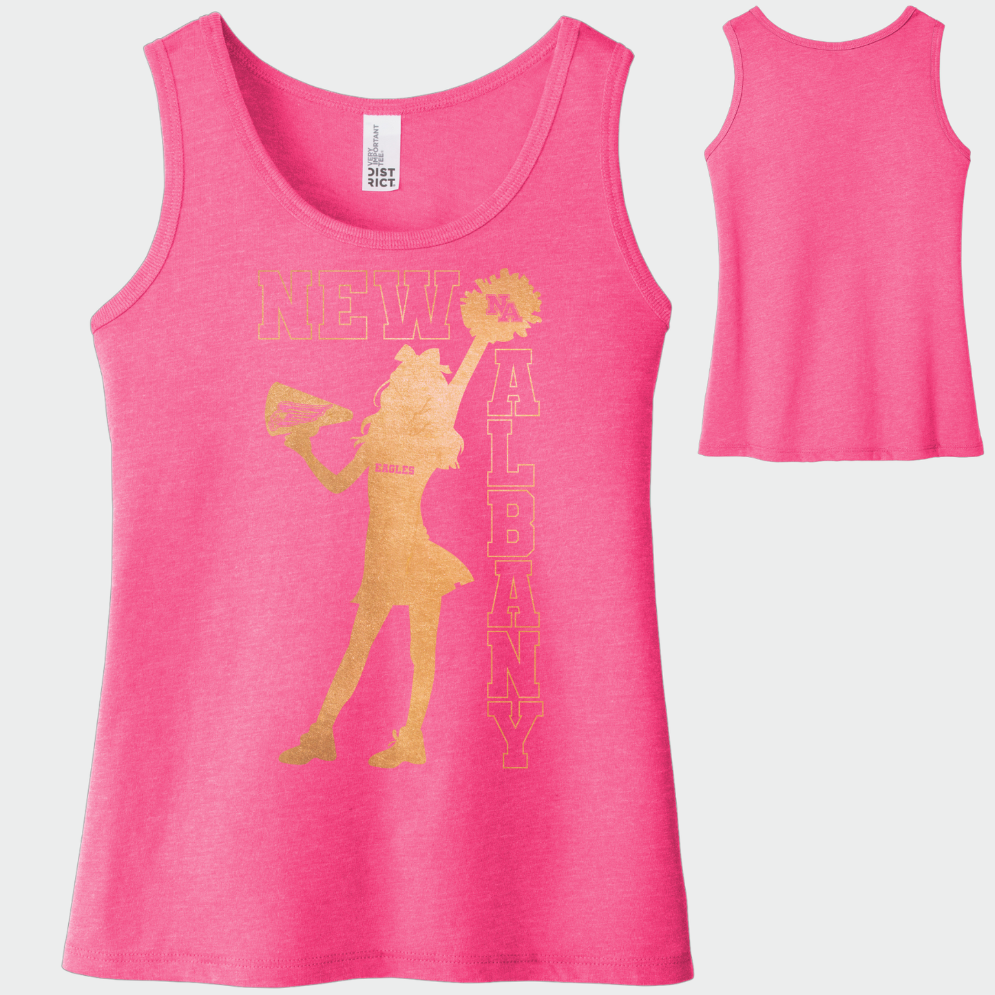 NAYCHEER: 2025 NA Youth Cheer Girls Tank Top *foil*