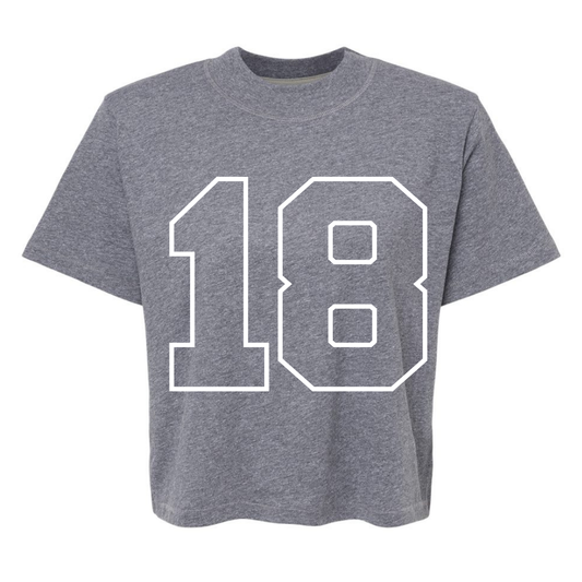 Number Collection: Hollow Women's Boxy T-Shirt