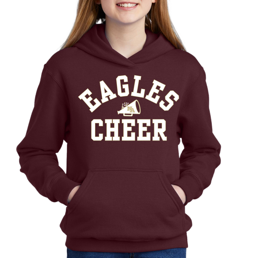 NAYCHEER: Eagles Cheer Hooded Sweatshirt
