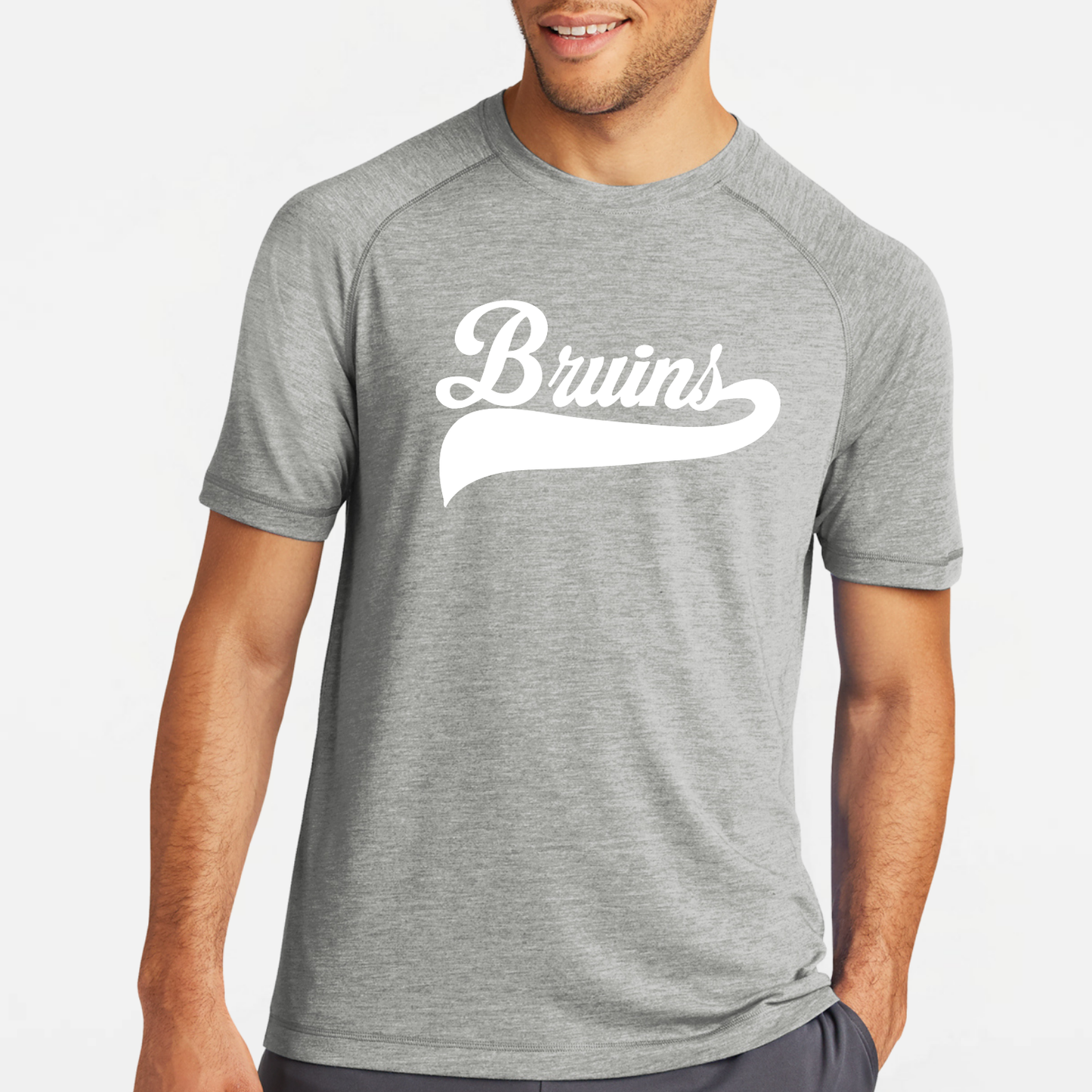 BRUINS: Swash Raglan Triblend Tech T-Shirt