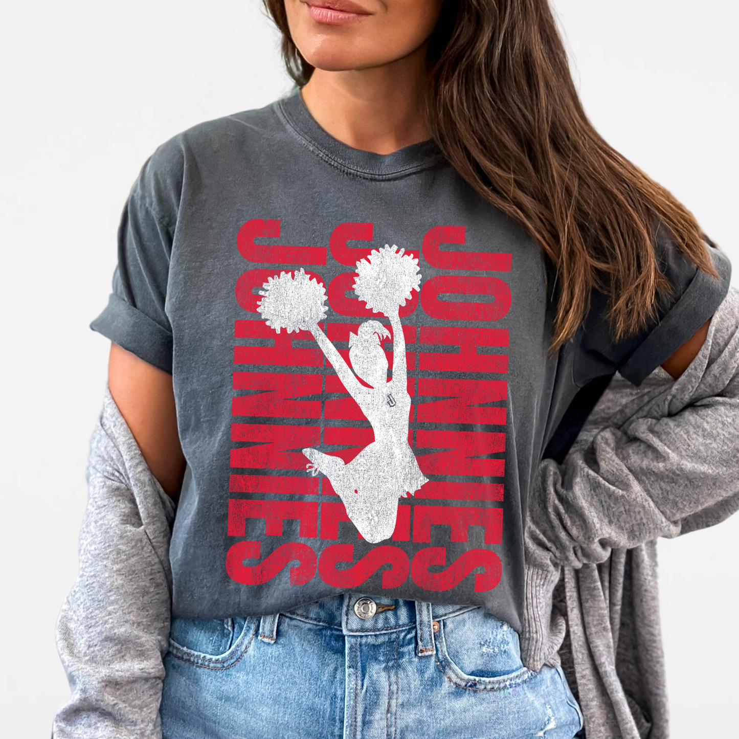 JYAA: Cheerleader *distressed* T-Shirt