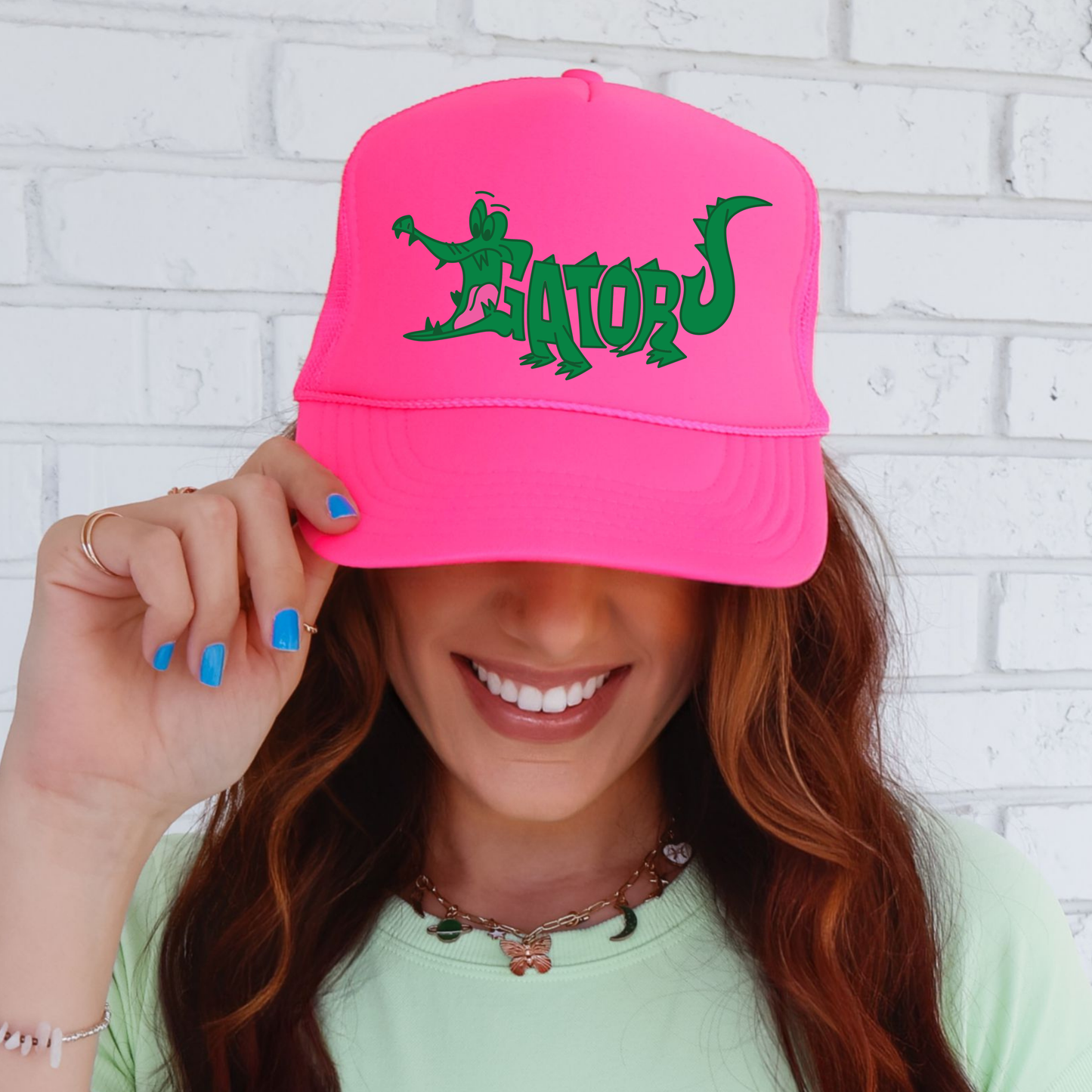 PTAC: Gators Reto Logo Foam Trucker Hat