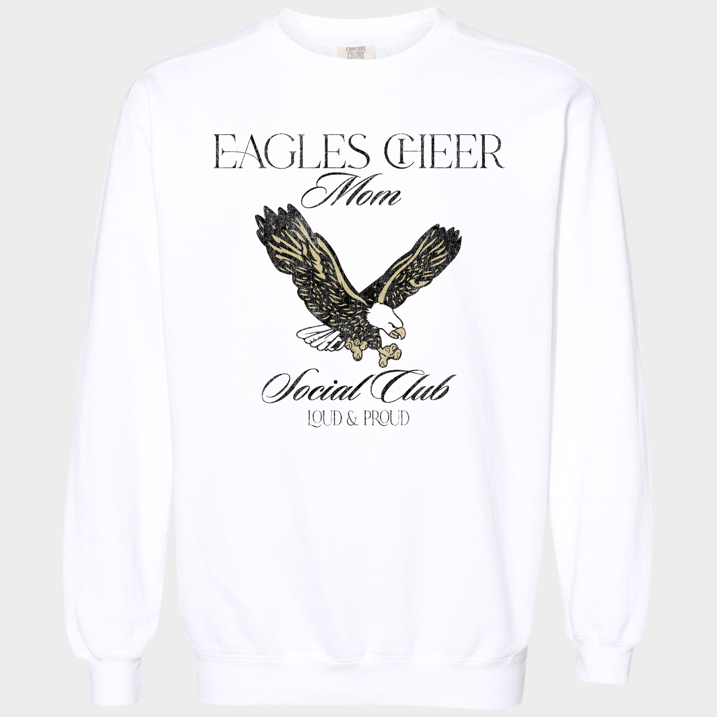 NAYCHEER: Eagles Cheer Mom Social Club Sweatshirt