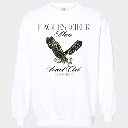 NAYCHEER: Eagles Cheer Mom Social Club Sweatshirt