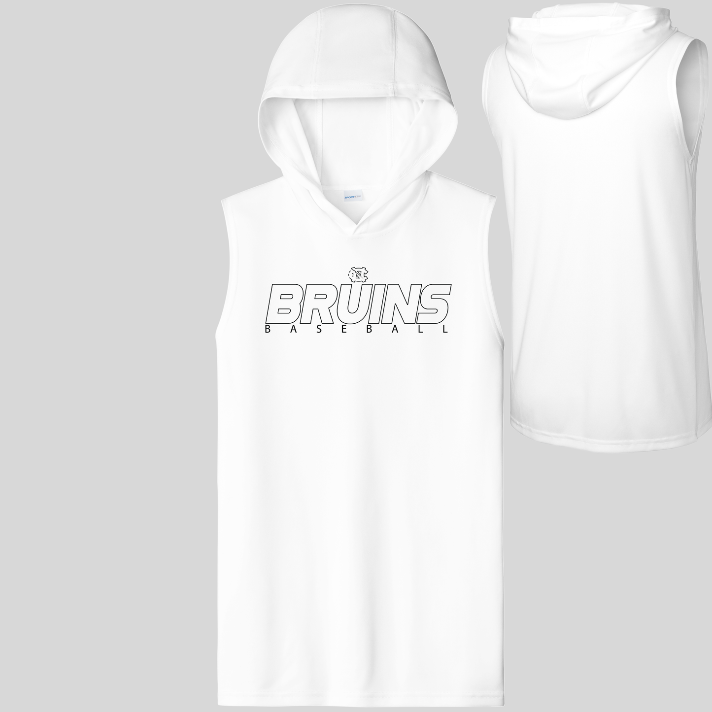 BRUINS: Sleeveless Tech Hoodie