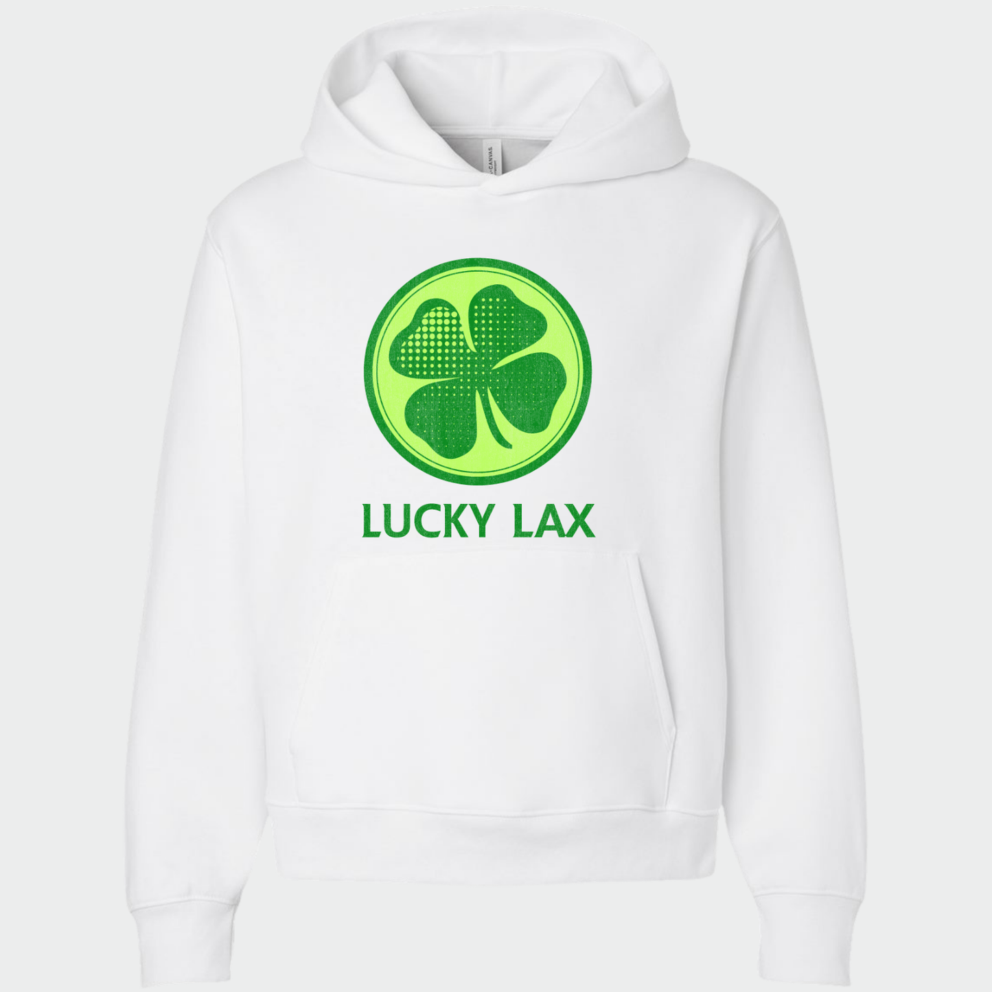 LuckyLax: 10oz Heavyweight Hooded Sweatshirt *distressed print*