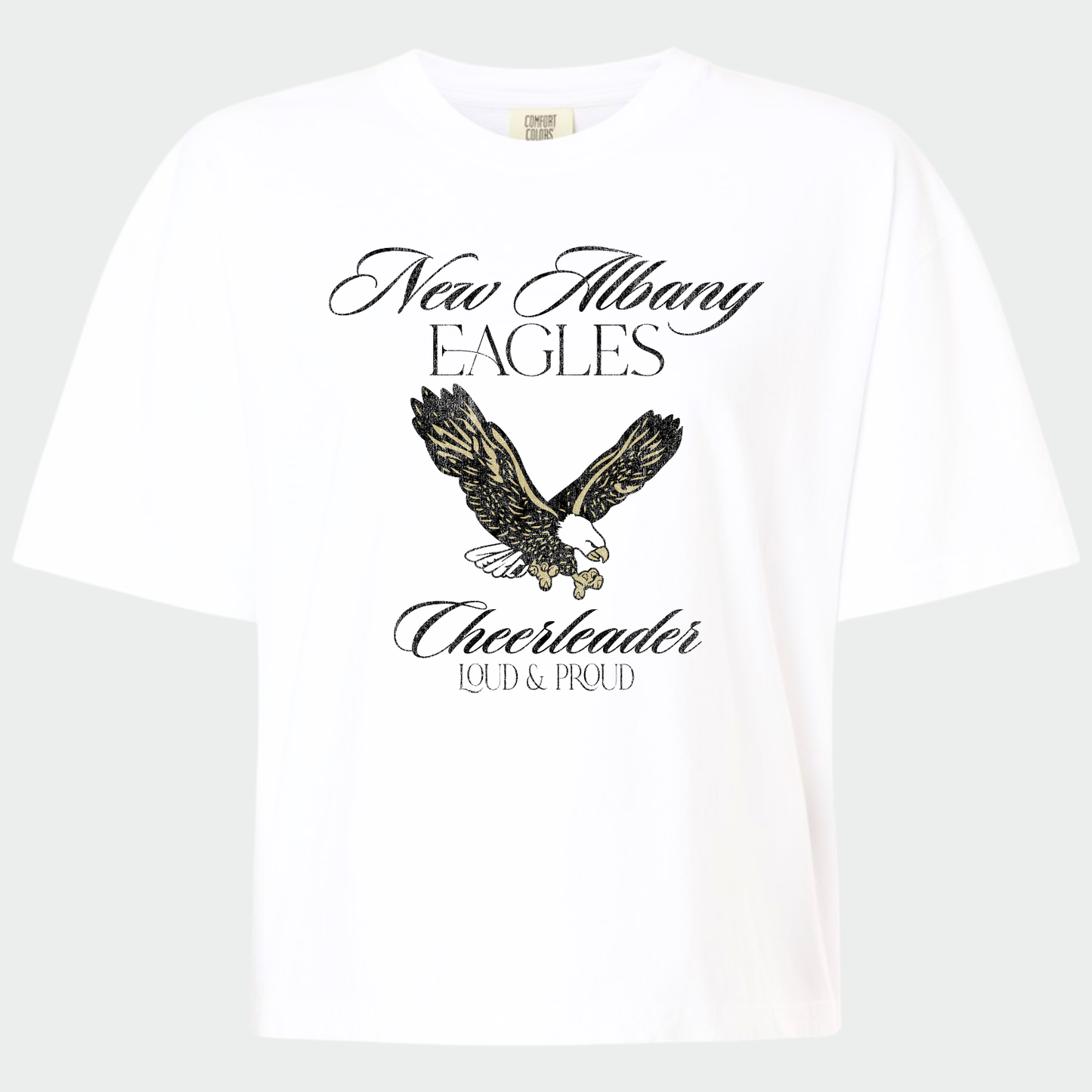 NAYCHEER: New Albany Eagles Cheerleader Women's T-Shirt