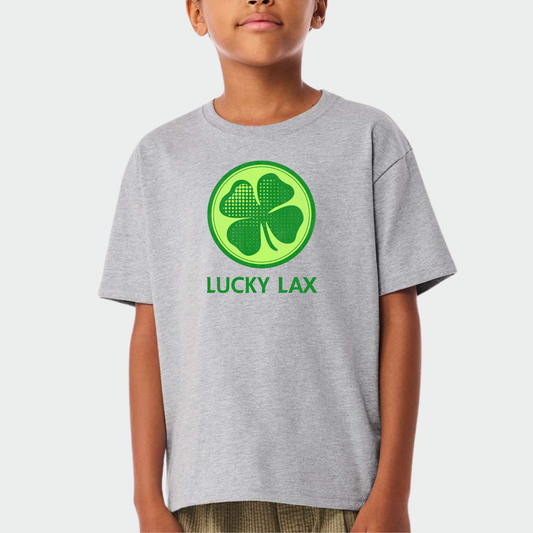 LuckyLax: *distressed graphic* 6oz Heavyweight T-Shirt