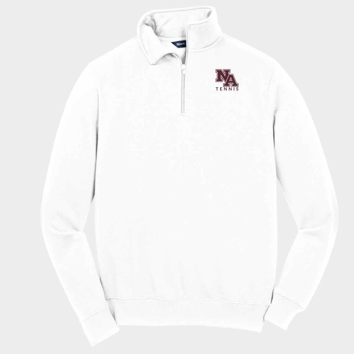 NATennis: NA Tennis, Embroidered, Quarter-Zip Sweatshirt