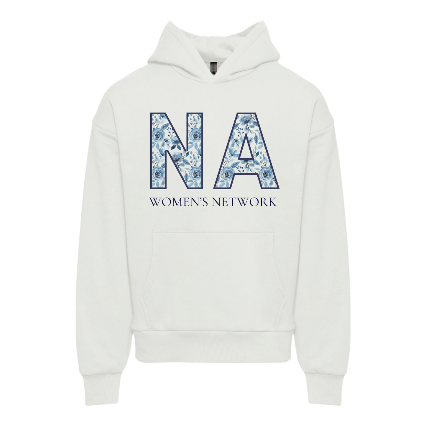 NAWN Floral Logo Unisex Hooded Sweatshirt